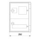 Шафа під лічильник e.plbox.250.330.130.1f.2m.tr E.Next