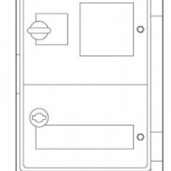 Шафа під лічильник e.plbox.300.400.165.1f.15m.tr E.Next