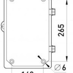 Шафа під лічильник e.plbox.400.500.175.3f.6m.tr E.Next