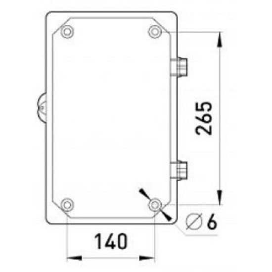 Шафа під лічильник e.plbox.400.500.175.3f.6m.tr E.Next