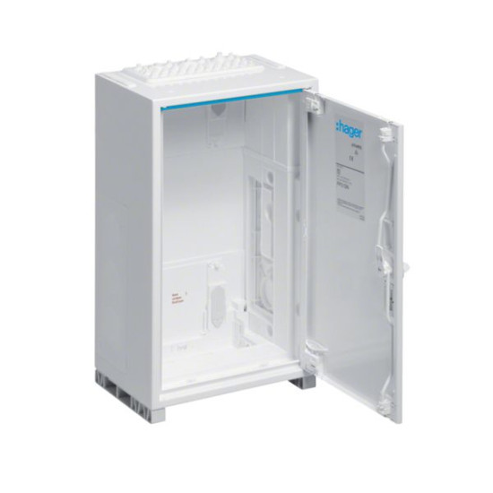 Підлоговий щит металевий Hager Univers IP44/II 2 секції