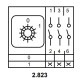 Пакетний перемикач Аско-Укрем ПКП Е9 2.823 A0110010003 (1-0 3 полюси)
