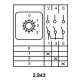 Пакетний перемикач Аско-Укрем ПКП Е9 2.843 A0110010006 (0-1-2-3 вибір фази)