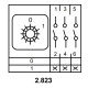 Пакетний перемикач Аско-Укрем ПКП Е9 2.823 A0110010011 (1-0 3 полюси)