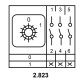 Пакетний перемикач Аско-Укрем ПКП Е9 2.823 A0110010019 (1-0 3 полюси)