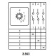 Пакетний перемикач Аско-Укрем ПКП Е9 2.863 A0110010023 (0-1-0-2-0-3 вибір фази)