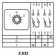 Пакетний перемикач Аско-Укрем ПКП Е9 2.832 A0110010029 (1-0-2 2 полюси)