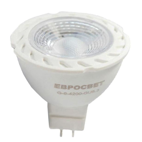 LED лампочка G-6-3000-GU5.3 6Вт Євросвітло 3000K, GU5.3