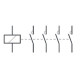 Контактор 63A ESD463 (4НО, 24В) 3м Hager