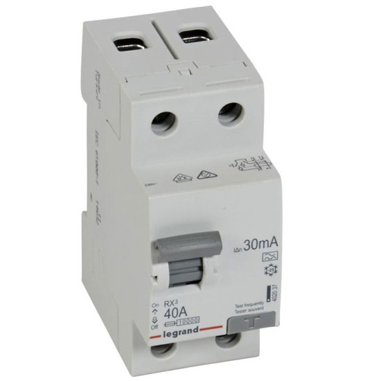 ПЗВ Legrand (402037) RX3 1Р+N 40А 30mA A