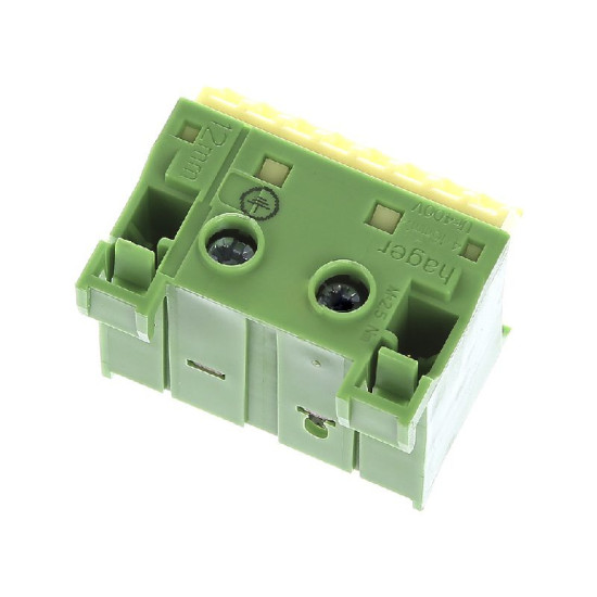 Блок Hager KN10E PE-клемма 2x16мм2+8x4мм2