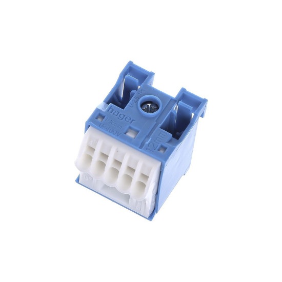 Блок Hager KN06N N-клема 1x16мм2+5x4мм2
