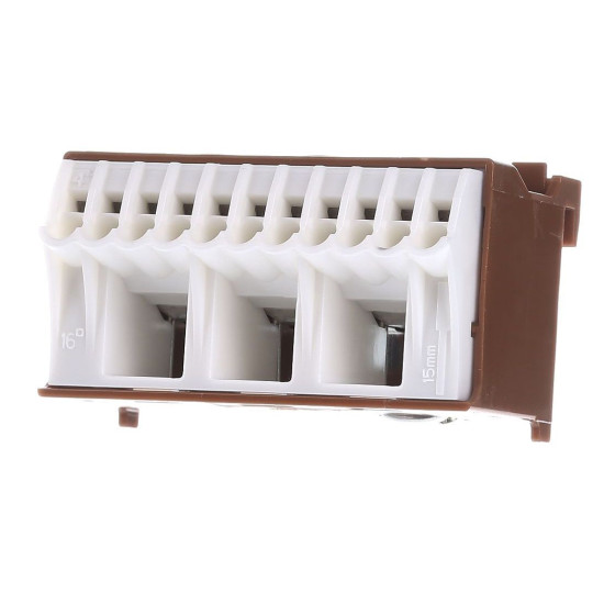 Блок фазних клем Hager KN14P 3x16мм2+11x4мм2