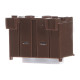 Блок фазних клем Hager KN10P 2x16мм2+8x4мм2