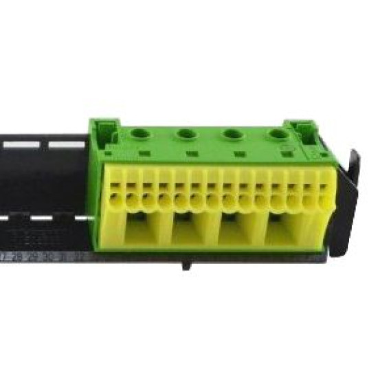 Шини (з утримувачем) РЕ та N Hager VZ462 для 2-рядних щитків Volta