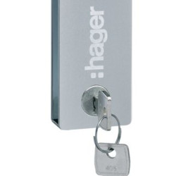 Ручка із замком Hager Vega VZ310TVB у прозорі дверцята