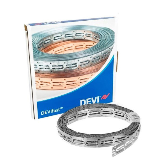 Подвійна монтажна стрічка DEVIfast Metal, 25 м