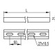 З-подібний профіль DKC BPM2130 41х21 DBM, L 3000, 2,5 мм