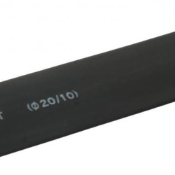 Чорна термозбіжна трубка E.Next s024034 20,0/10,0мм (1м)