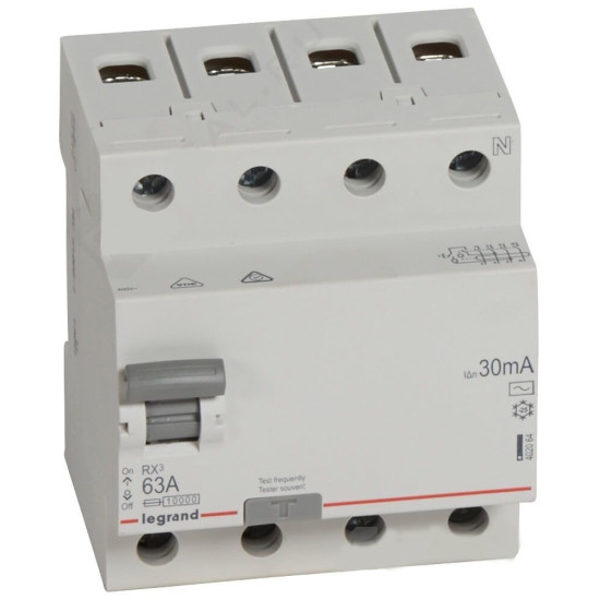 ПЗВ Legrand (402064) RX3 3P+N 63А 30mA AC