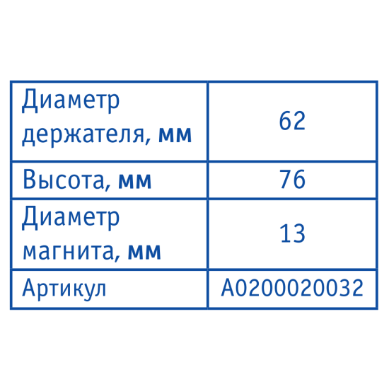 Магнітний тримач 7082-2, ємність (2шт.)