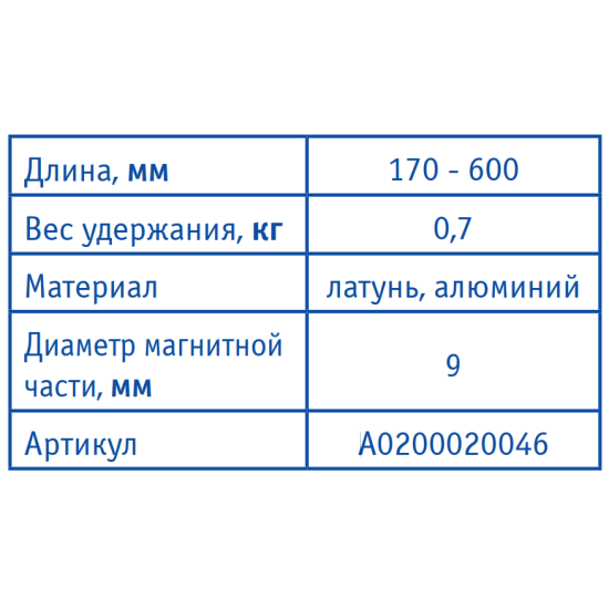 Захоплення магнітне телескопічне ДМ-08