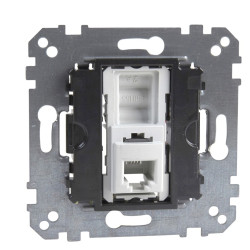 Механізм телефонної розетки RJ-12 Merten, MTN463501
