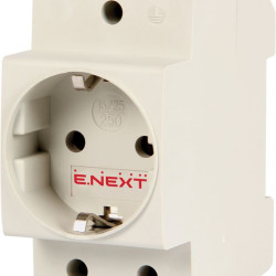 Розетка на DIN-рейку e.socket.pro.din.tms, E.NEXT