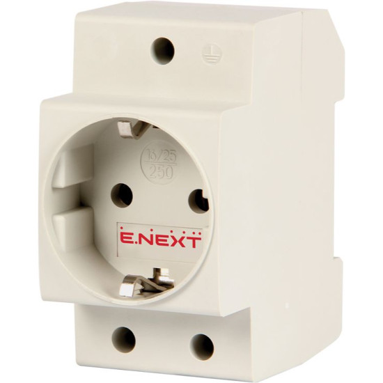 Розетка на DIN-рейку e.socket.pro.din.tms, E.NEXT