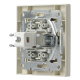 Розетка комп'ютерна одинарна RJ45 кат.5е UTP кремова Asfora, EPH4300123