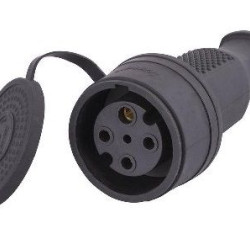 Трифазний роз'єм на кабель Lezard 332-0100-0203 (3Р+Е) 3х32А 380V
