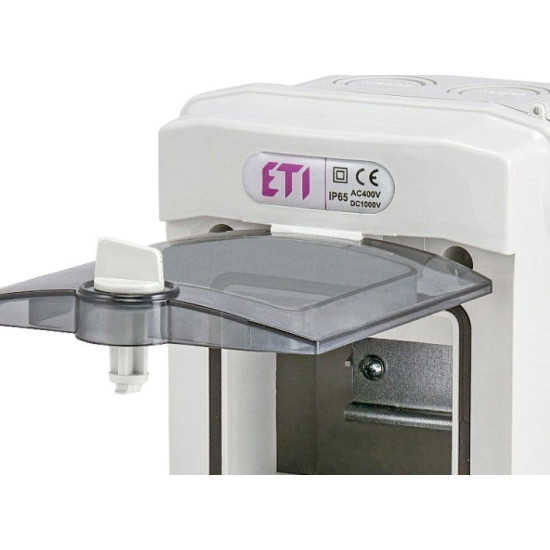 Пластиковий щит зовнішнього виконання ETI 001101170 ECH-4Gu (4 М IP65)