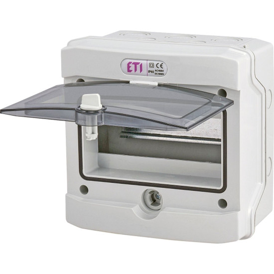 Пластиковий щит зовнішнього виконання ETI 001101171 ECH-8Gu (8 М IP65)