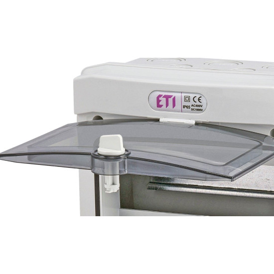 Пластиковий щит зовнішнього виконання ETI 001101171 ECH-8Gu (8 М IP65)