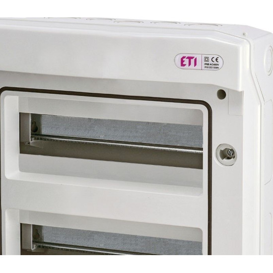 Пластиковий щит зовнішнього виконання ETI 001101173 ECH-24PTu (24 М IP65)