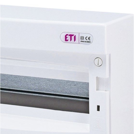 Зовнішній модульний щит ETI 001101007 ECT 18PO 18 М з білими дверцятами