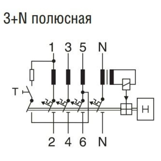 Диференціальний автоматичний вимикач Eaton (Moeller) mRB4-25/3N/C/003-A