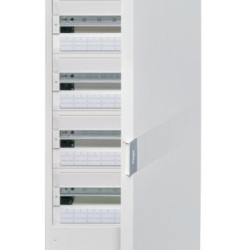 Електрощит Hager Vega VB418PB 72M з білими дверцятами
