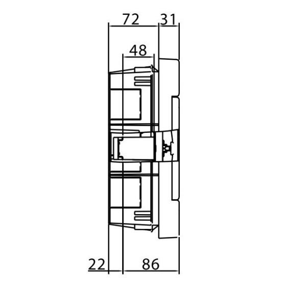 Щит вбудований 12 мод. з дверцятами RAL9016 Ram Base, DKC
