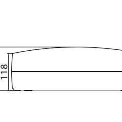 Настінний щит 18 мод. з дверцятами RAL9001 Ram Base, DKC