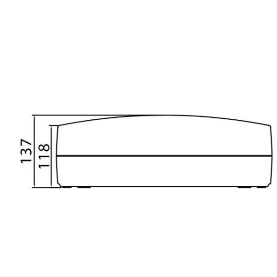 Настінний щит 18 мод. з дверцятами RAL9001 Ram Base, DKC