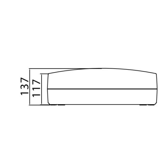 Настінний щит 36 мод. з дверцятами RAL9001 Ram Base, DKC