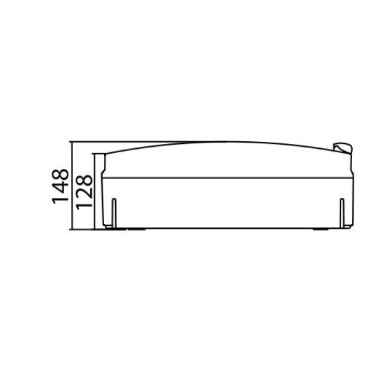 Настінний щит 36 мод. з дверцятами RAL7035 Ram Base, DKC