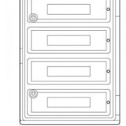 Шафа ударостійка e.plbox.500.700.245.88m.trr E.Next