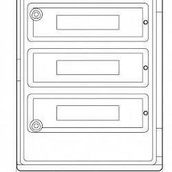 Шафа ударостійка e.plbox.400.500.175.54m.tr E.Next
