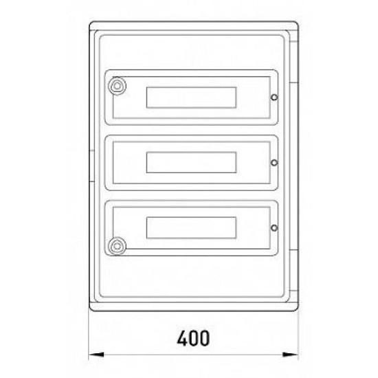 Шафа ударостійка e.plbox.400.500.175.54m.tr E.Next