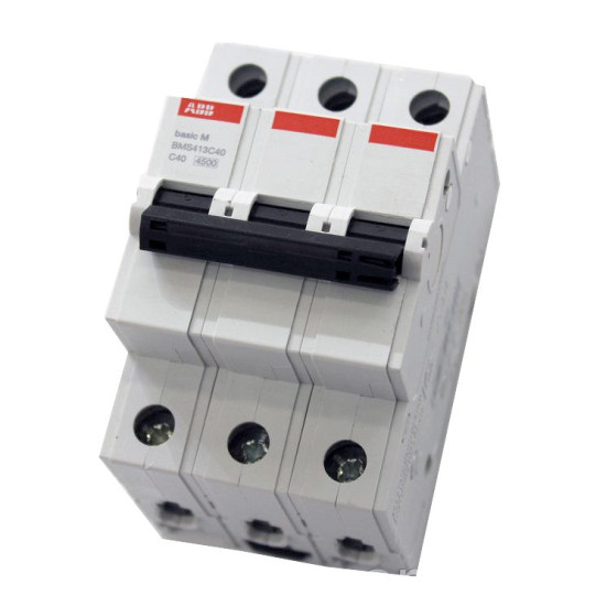 Автоматичний вимикач ABB BASIC M 3Р 32А 4,5kA