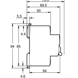 Автовимикач Schneider Electric iC60N 3P 63A C