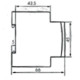Розетка на DIN-рейку ETI 002414020 t-2P+Z Schuko (P)