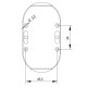 Корпус кнопкового поста ETI 004771546 ESE2 на 2 отвори
